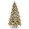 7.5ft. Pre-Lit Feel Real® Snowy Everest Fir Hinged Artificial Christmas Tree, Clear Lights